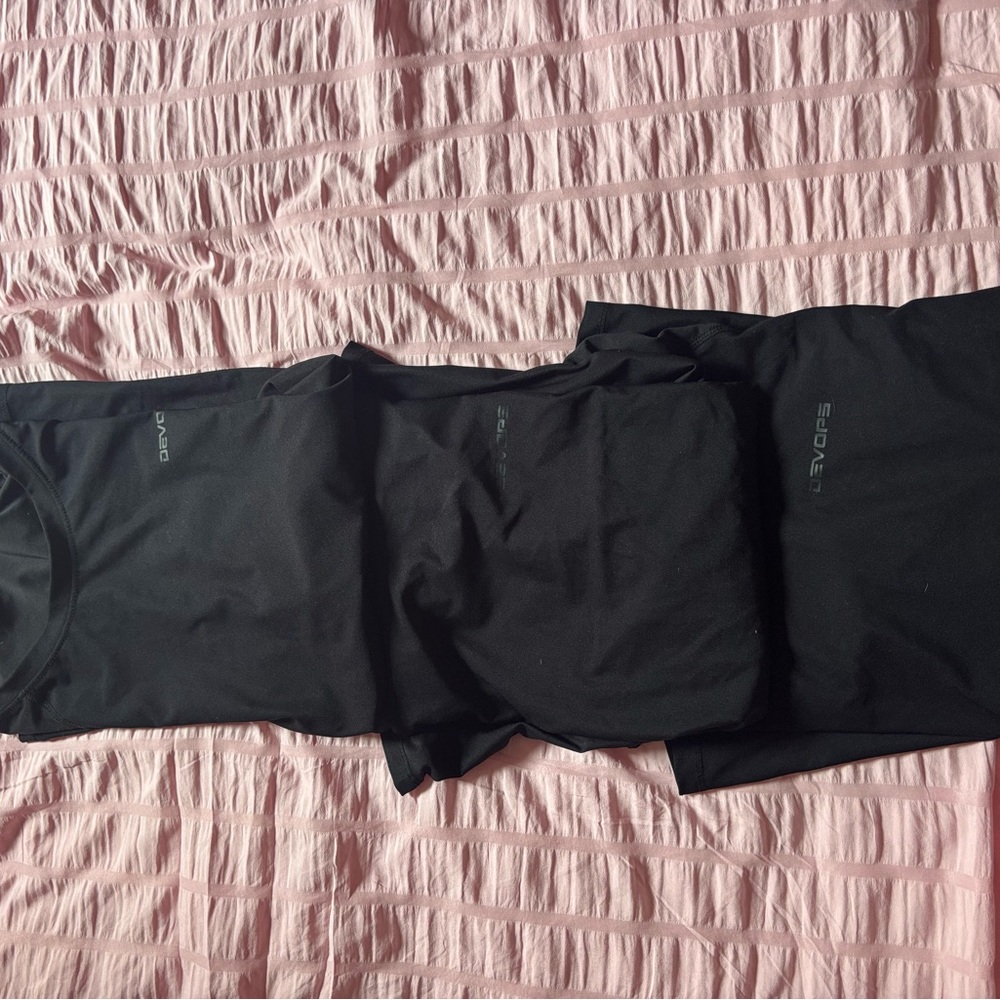 Black Athletic T-Shirt 3 pack